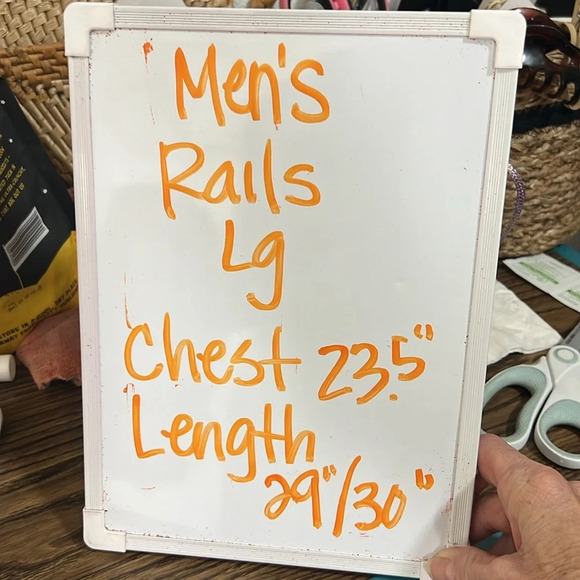 Rails Forrest Plaid Flannel Long Sleeve Button Down in Navy/Light Gray/White LG - Picture 7 of 11